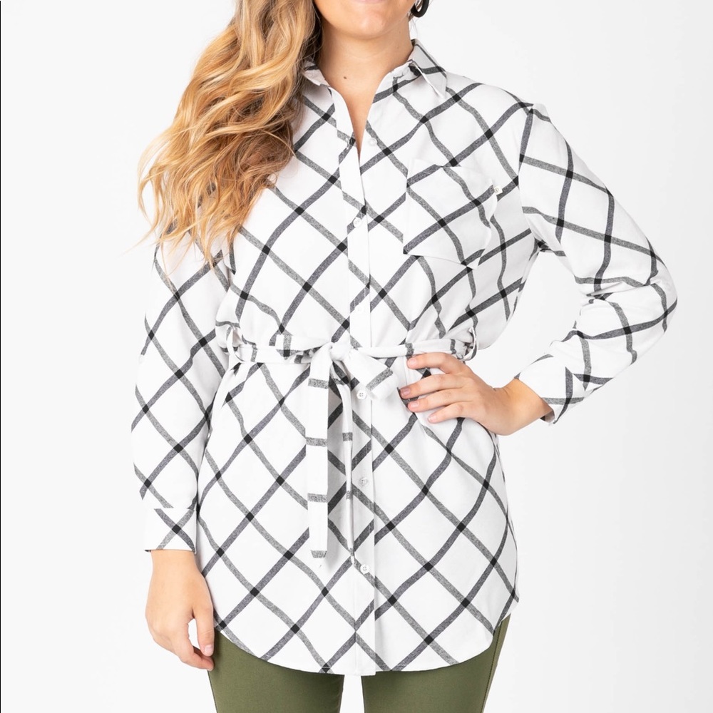 Agnes & Dora Flannel Tunic